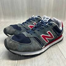 A-30 new balance ニューバランス 554 カジュアルシューズ　ウォーキングシューズ　ネイビー　メンズ　26.5cm_画像2