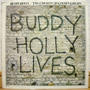 バディ・ホリー【US盤 LP】BUDDY HOLLY The Crickets 20 Golden Greats | MCA Records MCA-1484 (ロカビリー オールディーズ