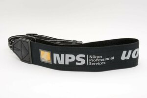 【良品】Nikon ニコン NPS ネックストラップ シルバー Nikon Professional Services プロフェッショナル サービス #3700