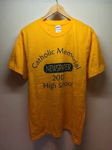 NEWSPAPER/GILDAN(USA)ビンテージスクールTシャツ