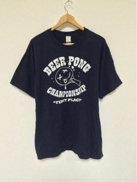 BeerPong/Topheavy(USA)ビンテージグラフィックTシャツ
