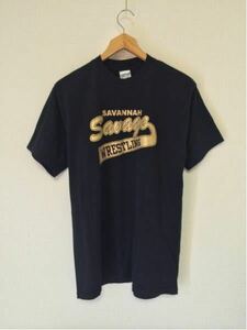 SavageWrestling/GILDAN(USA)ビンテージTシャツ