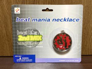 未開封 KONAMI game beat mania music 2nd MIX necklace DJ COLLECTION コナミ ビートマニア ネックレス ダンス ミュージック ゲーム