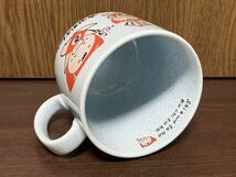 飛騨のさるぼぼちゃん 岐阜 飛騨 さるぼぼ マグカップ マグ コップ 陶器 昭和 レトロ エモカワ 日本 お土産 水色 ブルー_画像5