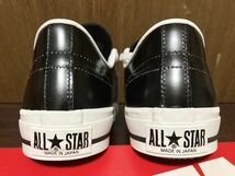 23年製 CONVERSE ONESTAR J コンバース ワンスター MADE IN JAPAN 日本製 国産 レザー LEATHER ブラック レッド 黒×赤 US10.5_画像3