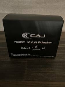 【新品】CUSTOM AUDIO JAPAN ( カスタムオーディオジャパン ) CAJ AC/DC IV.V.VIAdapter ACアダプター パワーサプライ 電源 