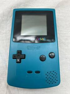 ゲームボーイカラー 本体 CGB-001 青 GBC 任天堂 GAMEBOY COLOR Nintendo ニンテンドー ブルー