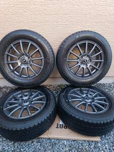 BIG SALE!!!スタッドレス タイヤホイールセット付き。中古GOODYEAR。205/65R16,2014年ホイールTEAD,PCD114.3,5H ET40　　　　　　　　　