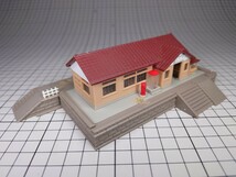 Nゲージ TOMIX 4002 木造駅舎 鉄道模型 ストラクチャー 建物 中古現状品_画像1