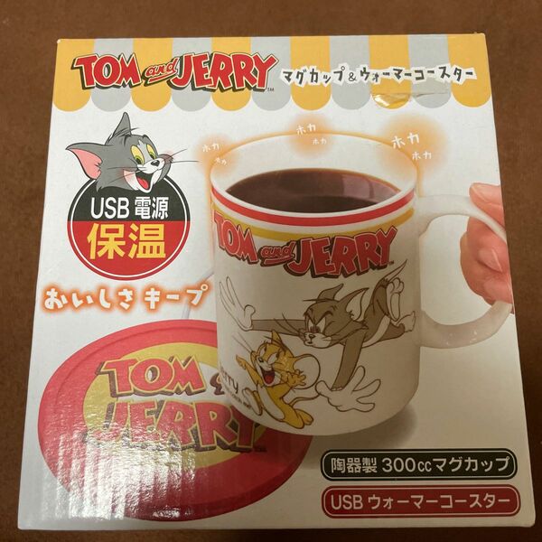 トムとジェリー Tom&Jerry マグカップ ウォーマーコースター 