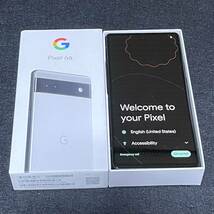 【新品/未使用/SIMフリー】Google pixel 6a チョーク★一括購入/au版SIMフリー★　12214_画像2