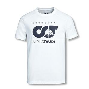 F1 スクーデリア アルファタウリ レッドブル リカルド 角田 ガスリー チーム Tシャツ オフィシャル 白 Mの画像1