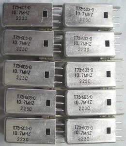 TRIO/10.7MHz,IFT10個１口大変珍品未使用品!!