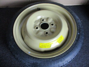 テンパータイヤ　T115/70D14　88M 14×4Ｔ　チューブレス　FALKEN　FK-090　ヤマト120サイズ　スペアタイヤ　応急　パンク　4穴　PCD100