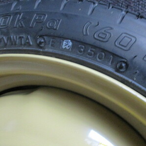 テンパータイヤ T115/70D14 88M 14×4Ｔ チューブレス FALKEN FK-090 ヤマト120サイズ スペアタイヤ 応急 パンク 4穴 PCD100の画像2