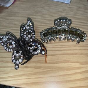  new goods Kirakira hair accessory hair clip butterfly . silver 3150 jpy .1260 jpy. 2 piece set rhinestone party wedding 