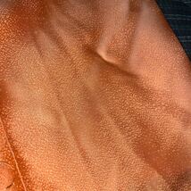 正絹　着物ハギレ　約36×90 少し薄めのパールオレンジ　光沢　　はぎれ　鮮やか_画像2