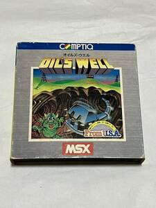 MSX　OIL'S WELL オイルズ・ウエル　箱と説明書のみ