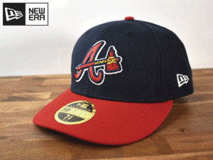 ★未使用品★NEW ERA ニューエラ × ATLANTA BRAVES ブレーブス MLB 59 FIFTY LOW PROFILE【7-3/8 - 58.7cm】 キャップ 帽子 W933