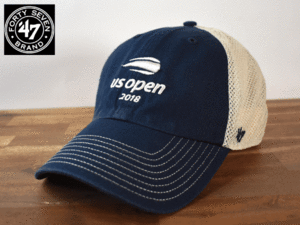 ★未使用品★ 47 BRAND 47 ブランド × US OPEN 2018【フリーサイズ】キャップ 帽子 W116