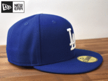 ★未使用品★NEW ERA ニューエラ × LA DODGERS ドジャース MLB 59 FIFTY【7-3/8 - 58.7cm】 キャップ 帽子 W319_画像4