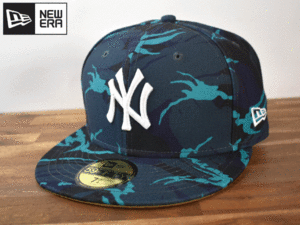 ★未使用品★NEW ERA ニューエラ × NEW YORK YANKEES ヤンキース MLB 59 FIFTY【7-1/4 - 57.7cm】 キャップ 帽子 H955