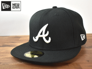 ★未使用品★NEW ERA ニューエラ × ATLANTA BRAVES ブレーブス MLB 59 FIFTY【7-1/8 - 56.8cm】 キャップ 帽子 H18