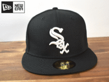 ★未使用品★NEW ERA ニューエラ × CHICAGO WHITE SOX ホワイトソックス MLB 59 FIFTY【7-1/4 - 57.7cm】 キャップ 帽子 H959_画像2