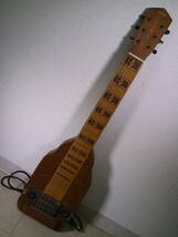 1940s Gretch製♪USA Guitar Castleリペア済♪Old Kluson ペグ♪Black Catコンデンサ♪出音良好♪ラップ・スチール♪REX ELECTRIC_画像1