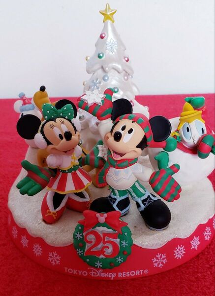 2008年ディズニー クリスマス可愛いフィギュア ミッキー ミニー TDR