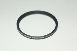 277【送料込清掃済】Kenkoケンコー PRO1D PROTECTOR(W)Φ52mm Japan カメラ用レンズフィルター レンズプロテクター 金属製 黒枠 透明グラス