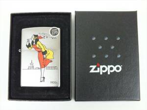 1円～■新品未使用■Zippo ジッポ WINDY ウィンディ 1930s イエローコート■WINDY GIRL ウィンディガール 2018年製■