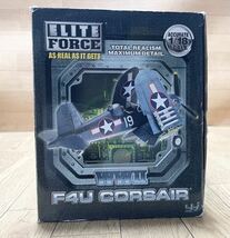 希少！ 1/18 F4U CORSAIR WWⅡ elite force 飛行機模型 コレクター お宝 E2_画像4