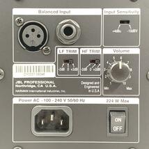 JBL PROFESSIONAL LSR308 2way ペア パワードモニタースピーカー スタジオモニター アクティブスピーカー【音出し出力動作確認済み】_画像6