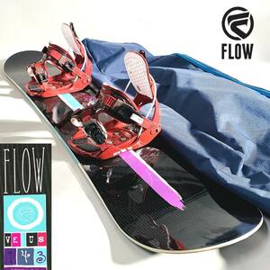 FLOW VENUS 143cm スノーボード ビンディング オーシャンパシフィック ケースバッグ付き 