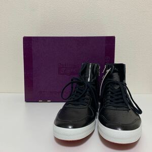 【未使用品】オニツカタイガー マスターマインド コラボ ファブレニッポン TH645L-9090 27.5cm ブラック 黒 Onitsuka Tiger レザー 革 HI