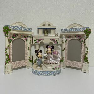 Disney ディズニー TDR ミッキー ミニー 写真立て フォトフレーム フォト Wedding ウェディング ブライダル ダブル レア 希少 廃盤 2L 3面