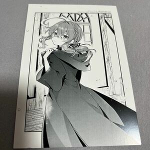 【即決 美品】特典のみ サイレント・ウィッチ 沈黙の魔女の隠しごと 2巻 イラストカード comic zin 限定 非売品