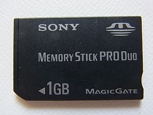 送料84円～　SONY　ソニー　MEMORY　STICK　PRO　Duo　1GB　管理no.７