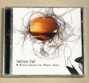 輸入CD未開封◎SOLSTICE COIL／A Prescription for Paper Cuts　イスラエル発ポンプかつヘヴィメタルが垣間見えるダーク・プログレ系