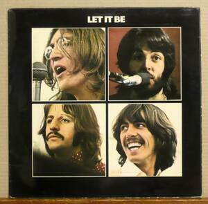 英LP●Let It Be　MAT:3U/2U 裏ジャケットのアップル・マークはグリーン～レッドのグラデ