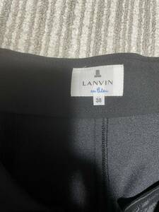 Lanvin en bleu ランバンオンブルー　パンツ　黒