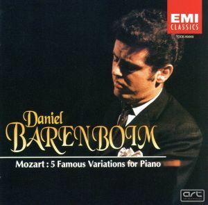 モーツァルト：５つのピアノのための変奏曲／ダニエル・バレンボイム