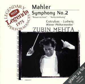 マーラー：交響曲第２番「復活」／ズービン・メータ（指揮）,クリスタ・ルートヴィヒ（メッゾ・ソプラノ）,ウィーン国立歌劇場合唱団,ノル