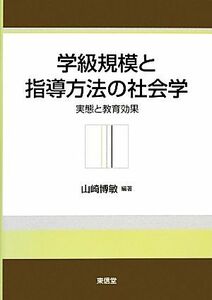 学級規模と指導方法の社会学 実態と教育効果／山崎博敏