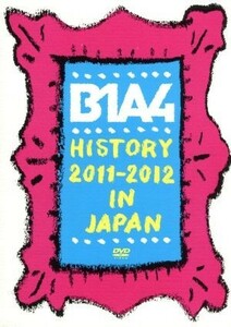 B1A4 HISTORY 2011-2012 IN JAPAN DVD