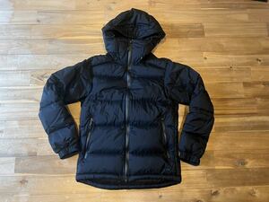 NANGA ナンガ ダウンジャケット 38 URBAN RESEARCH DOORS 美品 DR62-17N001 AURORA アーバンリサーチ black 黒 ブラック Down Jacket 