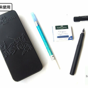 送料無料★新品｜未使用｜ファーバーカステル｜Faber Castell｜かきかた万年筆セット｜M字（中字）｜ブラック