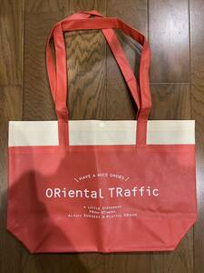 未使用　ORiental TRaffic オリエンタルトラフィック　ショッパー　不織布トートパッグ　ショップ袋　エコバッグ