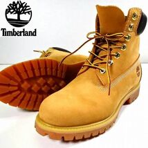 新品 ティンバーランド イエローヌバックレザー 6インチプレミアムウォータープルーフブーツ 25.5cm 7.5W Timberland メンズ 男性用_画像1